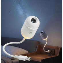Holografischer Nachtlichtprojektor HD Smart 5D Holografischer Nachtlichtprojektor, 2-in-1 Galaxy-Projektor-Nachtlicht, 360 drehbar, He