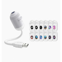 12 v 1 USB HD Galaxy Star projekčná lampa Nočné LED atmosférické svetlo Plug & Play Star projektor LED nočné svetlo
