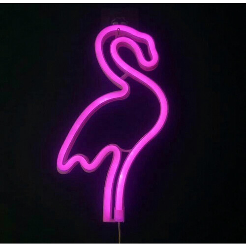 Flamingo Neonlicht LED-Neonschild Wanddeko Batte