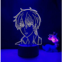 Acryl 3D-lamp in anime-fruitmandstijl voor slaapkamerdecoratie, nachtlampje, kinderverjaardagscadeau, led-lamp voor op het bureau of in
