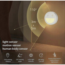 4er-Pack Sensor-LED-Nachtlicht, batteriebetrieben, einstellbare Farbtemperatur für Schrank, Treppenhaus, Kleiderschrank usw.
