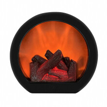 LED-tafellamp met vlammensimulatie