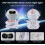 Astronaut Smart Night Light Clock met timer, wekfunctie en sfeerverlichting, Bluetooth, witte ruis en LED-verlichting. 3