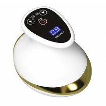Elektrische Guasha-massageapparaat voor thuisgebruik, met zuignappen, voor het verwarmen van vet.