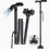 LED Walking Stick for Seniors, Adjustable Handle Foldable Light-Up Cane 1