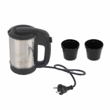 Bouilloire électrique miniature 0,5 l en acier inoxydable avec arrêt automatique, idéale pour les voyages et les applications UE 220 V