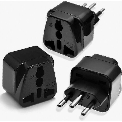 Schweiz Typ J Steckeradapter 3er-Pack Universal-Reiseadapter