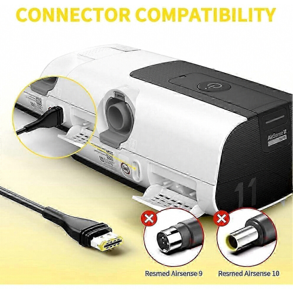 Ps Cpap ResMed AirSense 11 CPAP-Autoladegerät, 12V-24V DC-Adapter für AirMini ...