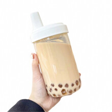 Bouteille de bubble tea de style coréen, facile à nettoyer, pour hommes et femmes