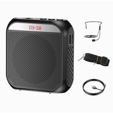 Mini-Tragbarer Sprachverstärker mit 2200 mAh Akku, wiederaufladbarem Mikrofon, PA-System, persönlicher Verstärker für Lehrer