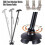 LED Walking Stick for Seniors, Adjustable Handle Foldable Light-Up Cane 3