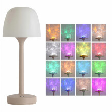 3/16 Kleuren Nachtlampje Sfeer Bureaulamp Oceaan Rimpels Projectorlamp Kamerdecoratie Cadeau voor Tienermeisjes Duurzaam Meerkleurig