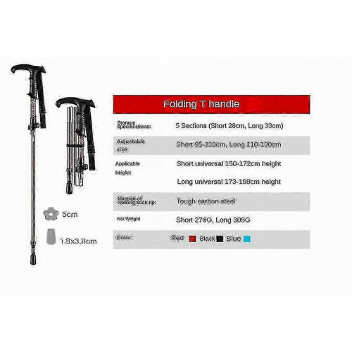 Senior trekking poles with quick lock system and collapsible design 1