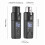 Sistema microfonico wireless XLR 2.4G, 3.7V 250mAh, nero, 7.2x2.5cm 2