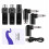 Sistema microfonico wireless XLR 2.4G, 3.7V 250mAh, nero, 7.2x2.5cm 3