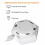 Lampe de chevet LED décorative murale créative, module hexagonal en nid d'abeille, pour chambre à coucher 1