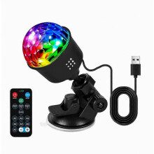 RGBW Ambient Light USB napájaný zvuk Music Rhythm 360 otočný autodomov