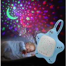 Tragbares Baby-Weißrauschgerät, wiederaufladbarer Baby-Schnuller mit Projektor-Nachtlicht für tiefen, erholsamen Schlaf, beruhigende Sc