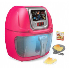 Cuisine miniature avec friteuse Ă air chaud pour enfants, jouet de simulation de cuisine et de changement de couleur