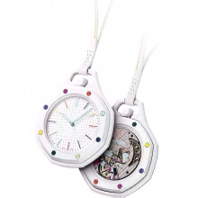 Hangende hanger in de vorm van een horloge van kwartsglas - Kleurrijk achthoekig ornament voor de achteruitkijkspiegel