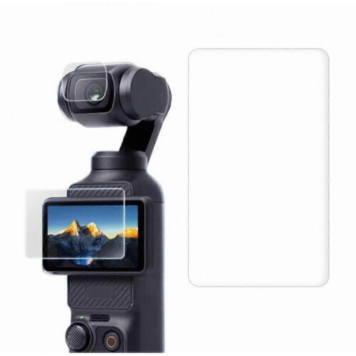 For DJI Pocket 4 Screen Protector Tempered Glass 9H Anti-Reflection Clear Vision