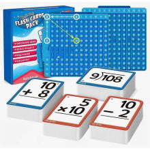 Cartes éclair de mathématiques + tableau de multiplication, table de multiplication, matériel de manipulation mathématique, jeux de div