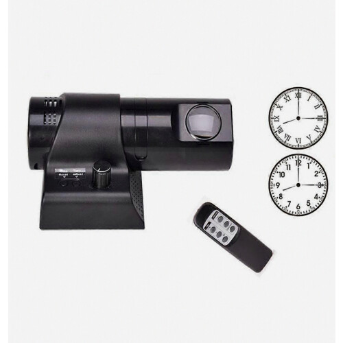 Horloge à projection LED - Rotation à 180 - Télécommande