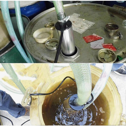 12V dompelpomp voor het overpompen van diesel en water. 2