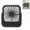 Magnetische bureauventilator, USB oplaadbaar, 5 snelheden, stille, draagbare ventilator 1