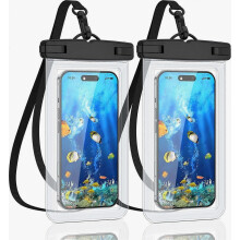 2er-Pack wasserdichte Handyhülle für iPhone 17 16 15 14 13 12 11 Pro Max Plus Air,
