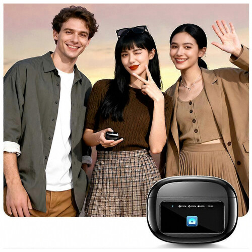 Casque ANC avec écran, Bluetooth 6.0 et traduction IA 1