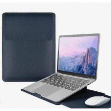 16" laptoptas van PU-leer met verstelbare standaard
