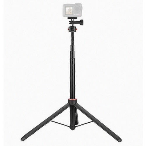 FLYMILE 163cm Magnetic Tripod Quick Release Extended Pole for Action Cameras