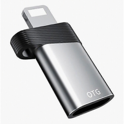 Prenosný OTG adaptér ADS-616B Lightning samec na Type-C samica