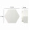 Lampe de chevet LED décorative murale créative, module hexagonal en nid d'abeille, pour chambre à coucher 4
