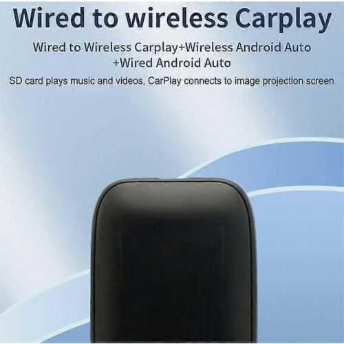 Wireless CarPlay Adapter Compatible For Tesla Model 3 / Y / X / S Wireless Adapter Convert Wired to Wireless 1