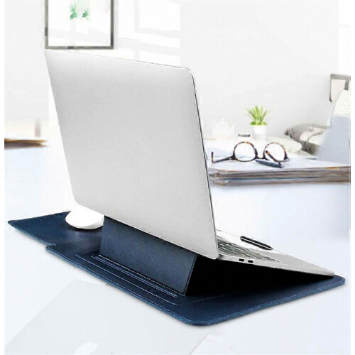 16" laptoptas van PU-leer met verstelbare standaard 1