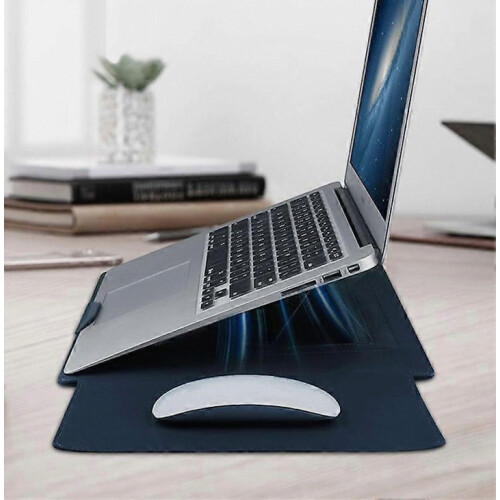 16" laptoptas van PU-leer met verstelbare standaard 2