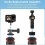 FLYMILE 163cm Magnetic Tripod Quick Release Extended Pole for Action Cameras 5