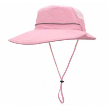 Cappello estivo da sole a tesa larga, traspirante, in rete, con protezione UPF 50+ per uomo e donna.