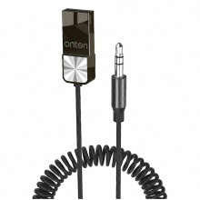 ONTEN OTN-BT101 USB-auf-3,5-mm-Klinkenstecker-Federkabel-Bluetooth-Audioadapter