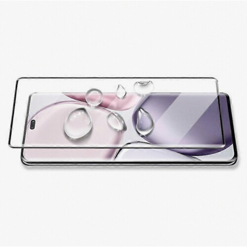 Protector de pantalla AMORUS compatible con Honor Magic7 Lite 5G, película de vidrio templado curvada 3D. 1