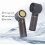 Semiconductor Cold Compress Nano Mist Desk Fan 3 Speeds Adjustable Handheld Fan 2