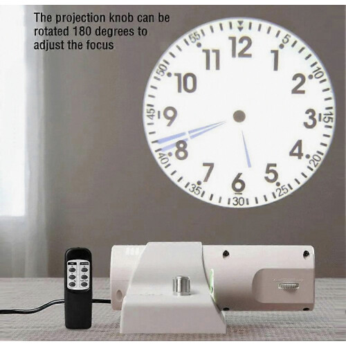 Horloge à projection LED - Rotation à 180 - Télécommande 2