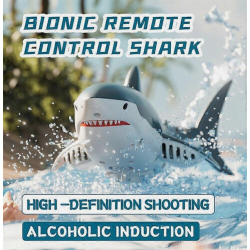 Requin bionique télécommandé 4DRC S6 avec jet d'eau électrique et 1 batterie (sans objectif de caméra) 2
