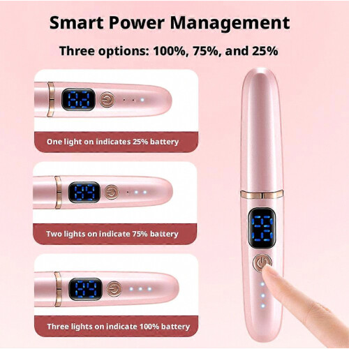 Heated Eyelash Curler 3 Temperature Settings Type C Charging 24 Hour Hold 2