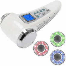 1 MHz + 3 MHz Ultrasone apparaten voor lichaam en gezicht, huidverjonging, reiniging, anti-aging, acne (wit)