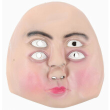 Masc Uafáis Oíche Shamhna Masc Laitéis Ceithre Shúile Soláthairtí Props Cosplay Oíche Shamhna