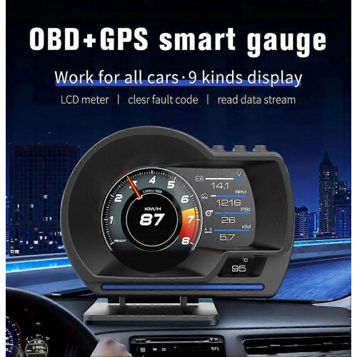 HUD OBD Car Scanner - Head Up Display Speedometer Fault Code 2