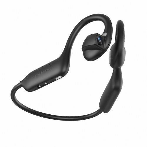 E12 AI Translation Smart Camera Bone Conduction Bluetooth-compatible Earphones 8MP 1080P EIS Video 2